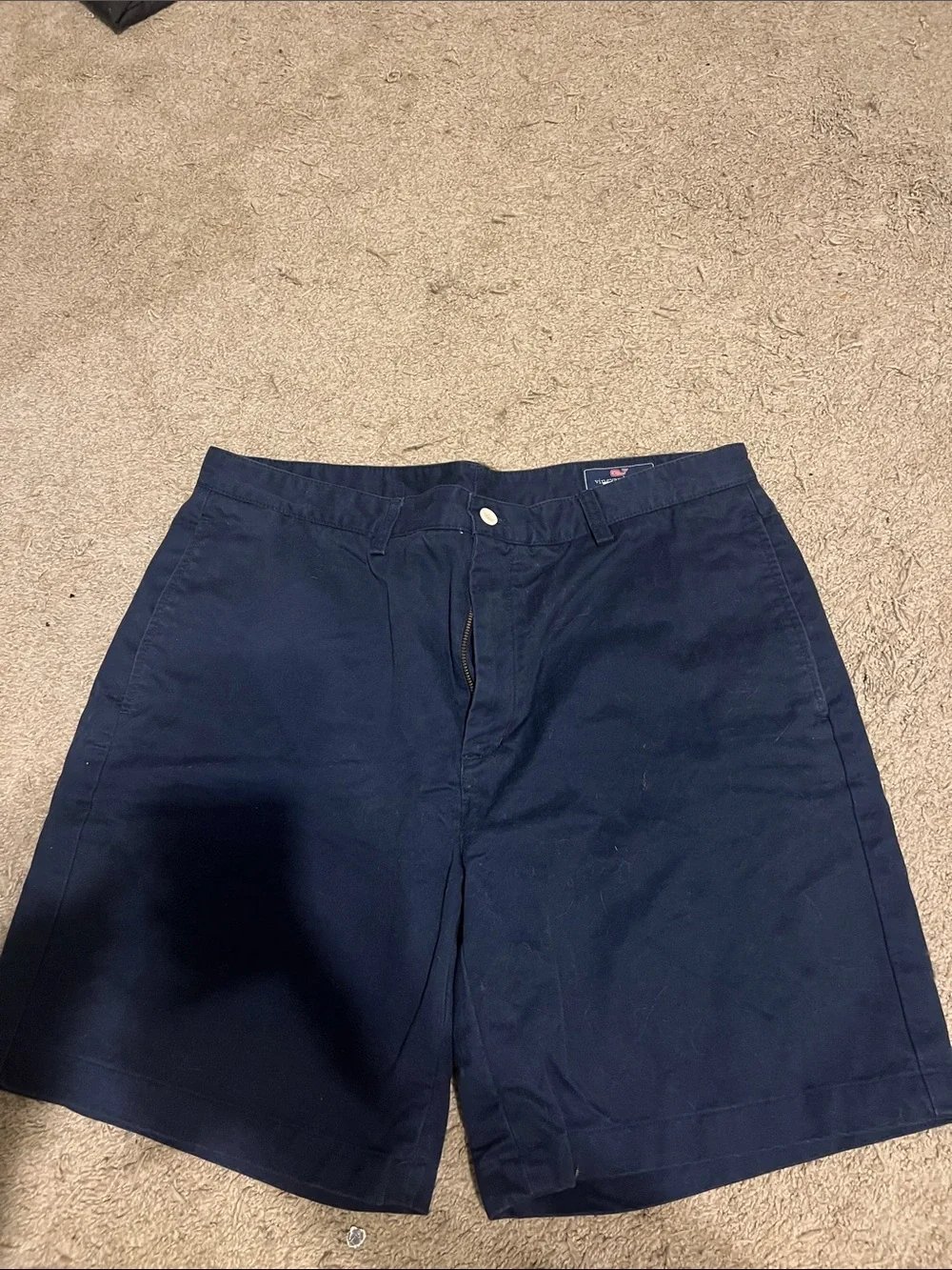 Vineyard Vines Men's Navy Flat-Front Shorts